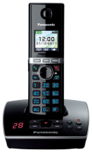 Радиотелефон PANASONIC KX-TG8061RUB черный