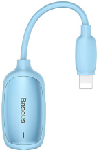 Аудио-переходник Baseus 3-in-1 iP Male to Dual iP & 3.5mm Female Adapter (CALL51-03) Blue