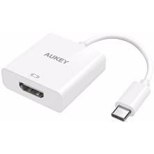 Переходник Aukey CB-C40 - адаптер USB-C to HDMI (White)