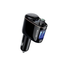 Автомобильное зарядное устройство Baseus Locomotive Bluetooth MP3 Vehicle Charger черное