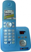 Радиотелефон PANASONIC KX-TG6821RUF голубой 