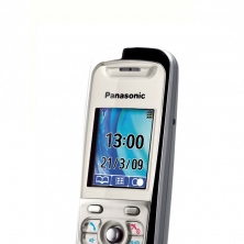 Дополнительная радиотрубка Panasonic KX-TGA840RUN серый