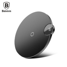 Беспроводная зарядка с дисплеем Baseus Digtal LED Display Wireless Charger черная