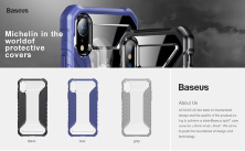 Чехол Baseus Michelin Case для iPhone XS синий