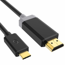 Кабель Syncwire USB C thunderbolt 3 to HDMI 2.0b UHD 4K@60Hz HDR ARC 3D 2 метра, SW-HD148
