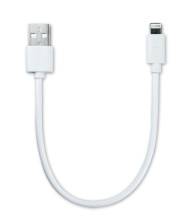 Кабель USB 2.0 - Apple iPhone/iPod/iPad 8pin, 0.2м, 2.1A, Partner Olmio