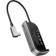 USB-концентратор Baseus Bend Angle No.7 Multifunctional Type-C для iPad Pro (CAHUB-WJ0G)