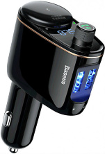 Автомобильное зарядное устройство Baseus Locomotive Bluetooth MP3 Vehicle Charger (CCALL-RH01) black