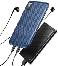 Чехол аудио Baseus Audio Case для iPhone 7 Plus и iPhone 8 Plus синий