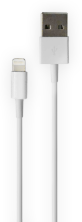 Дата-кабель 8-pin для Apple iPod/iPhone/iPad, 1м, белый, OLMIO