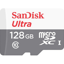 Карта памяти SanDisk Ultra microSDXC Class 10 UHS-I 80MB/s 128GB  (sdsquns-128g-gn6mn)